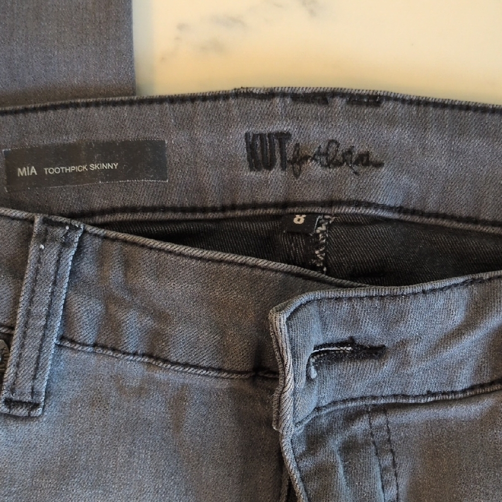 Kut from the Kloth Charcoal Denim Pants